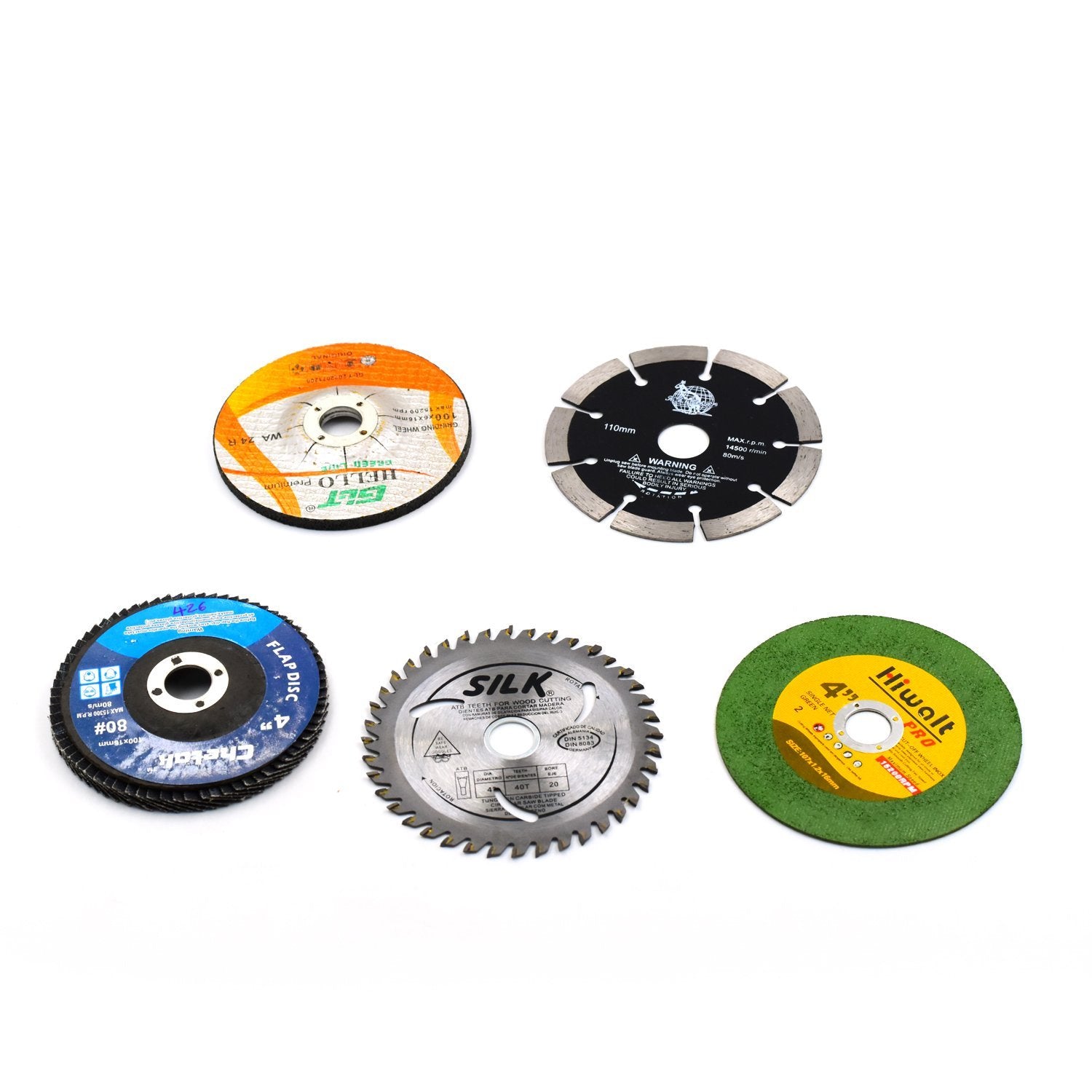 1781 5Pc Grinding Wheel Set For Cutting Wooden Or Marbles 1781 5Pc Grinding Wheel Set For Cutting Wooden Or Marbles